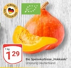 Aktuelles Bio Speisekürbisse Hokkaido Angebot bei GLOBUS in Leipzig ab 1,29 €