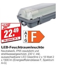 LED-Feuchtraumleuchte im Angebot bei bauSpezi in Erlangen LED-Feuchtraumleuchte Angebote bei bauSpezi Erlangen für 22,49 €