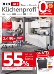 Aktueller XXXLutz Möbelhäuser Prospekt mit Küchenmöbel, "Deutschlands Küchenprofi", Seite 1