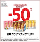 Promo -50% de remise immédiate sur le 2ème sur tout Candy'Up à  dans le catalogue Intermarché Super à Wingles