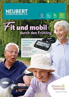 Neubert Orthopädie-Technik GmbH & Co. KG Prospekt Fit und mobil durch den Frühling mit 6 Seiten