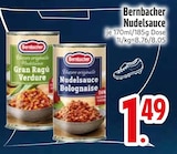 Gran Ragù Verdure im EDEKA Prospekt Gran Ragù Verdure von Bernbacher im aktuellen EDEKA Prospekt für 1,49 €