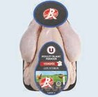 Poulet fermier prêt à cuire Label Rouge - U en promo chez Super U Poulet fermier prêt à cuire Label Rouge - U dans le catalogue Super U