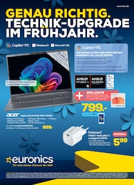 EURONICS Prospekt "GENAU RICHTIG. TECHNIK-UPGRADE IM FRÜHJAHR.", 14 Seiten, 18.02.2026 - 18.02.2026 Aktueller EURONICS Prospekt, "GENAU RICHTIG. TECHNIK-UPGRADE IM FRÜHJAHR.", mit Angeboten der Woche, gültig von 18.02.2026 bis 18.02.2026
