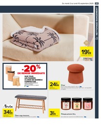 Prix et réduction Plaid dans le prospectus Carrefour en cours Offre Plaid dans le catalogue Carrefour du moment à la page 71