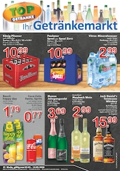 Aktueller TOP Getränke Discounter Prospekt in Willich und Umgebung, "Aktuelle Angebote" mit 4 Seiten, 09.09.2024 - 14.09.2024