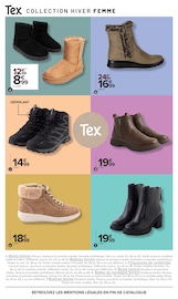 Promos Chaussures dans le catalogue "Tex" de Carrefour Chaussures en promo dans le catalogue Carrefour à la page 12