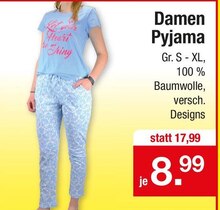 Zimmermann Bremen - Damen Pyjama Damen Pyjama Angebot bei Zimmermann Bremen im Prospekt "Mehr als Du denkst! "