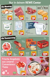 Mineralwasser im REWE Prospekt in Nürnberg Aktueller REWE Prospekt mit Mineralwasser, "Dein Markt", Seite 3