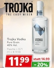 Vodka Pure Grain 40% Vol. Angebote von Trojka bei Getränkeland Oranienburg für 11,99 €