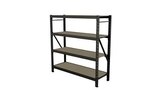 Étagère bois métal 4 tablettes noir 183,2x180x60 cm charge 2000 kg - Brico Dépôt à Vénissieux Étagère bois métal 4 tablettes noir 183,2x180x60 cm charge 2000 kg en promo chez Brico Dépôt Vénissieux à 199,00 €