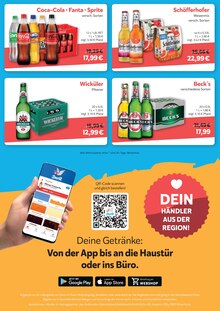 Coca Cola im Durst.de Prospekt "Du bestellst. Durst liefert." mit 2 Seiten (Rostock)