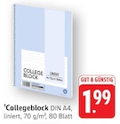 Collegeblock im Angebot bei E center in Bad Homburg Collegeblock Angebote bei E center Bad Homburg für 1,99 €
