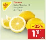 Zitronen Angebote von Markttag bei Netto Marken-Discount Bochum für 1,11 €