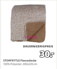 STORFRYTLE Fleecedecke bei JYSK im Dachau Prospekt für 30,00 €