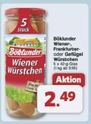 Wiener Würstchen von Böklunder für 2,49 € bei famila Nordwest im Angebot Wiener Würstchen von Böklunder im aktuellen famila Nordwest Prospekt