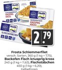 Schlemmerfilet Backofen Fisch knusprig kross Fischstäbchen Angebote von Frosta bei Hieber Freiburg für 2,79 €