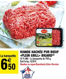 Carrefour Market Mareuil-lès-Meaux - VIANDE HACHÉE PUR BOEUF << PLEIN GRILL>> Promo VIANDE HACHÉE PUR BOEUF << PLEIN GRILL>> dans le catalogue Carrefour Market "Maintenant et moins cher !" à Mareuil-lès-Meaux