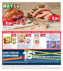 Prospectus Supermarchés Match à Haguenau, "C'EST TOUS LES JOURS LE MARCHÉ", 20 pages, 10/02/2026 - 22/02/2026