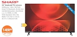 32" Android TV 32FH2EA von Sharp im aktuellen V-Markt Prospekt für 149,00 €