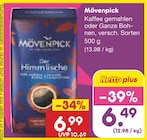 Kaffee gemahlen oder Ganze Bohnen bei Netto Marken-Discount im Prospekt "" für 6,49 €