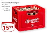 Budvar Original Angebote von Budweiser bei GLOBUS Koblenz für 15,99 €