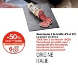 Monoprix Margency - Saucisson à la truffe d’été 2% Promo Saucisson à la truffe d’été 2% dans le catalogue Monoprix Les coachs shopping : pour vous guider vers les promos ! à Margency
