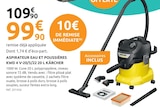 Aspirateur eau et poussières kwd 4 v-20/5/22 20 l - KARCHER - Mr.Bricolage à Saintes Aspirateur eau et poussières kwd 4 v-20/5/22 20 l - KARCHER en promo chez Mr.Bricolage Saintes à 99,90 €