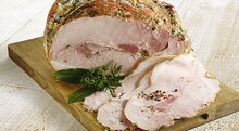 Géant Casino Cheillé - Jambon rôti aux herbes Promo Jambon rôti aux herbes dans le catalogue Géant Casino "Maxi Pâques" à Cheillé