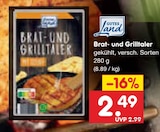 Brat- und Grilltaler Angebote von GUTES Land bei Netto Marken-Discount Brandenburg für 2,49 €