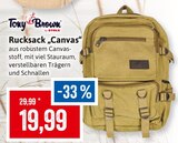 Rucksack "Canvas" Angebote von Tony Brown bei Kaufhaus Stolz Schwerin für 19,99 €