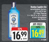 Bombay Sapphire Gin im Angebot bei EDEKA in Weimar Bombay Sapphire Gin Angebote von Bombay Sapphire bei EDEKA Weimar für 16,49 €