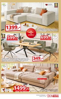 Ecksofa im Segmüller Prospekt "Highlight Angebote" mit 48 Seiten (München)