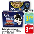 Felix Katzennahrung Angebote von Purina Felix bei E center Bruchsal für 3,79 €