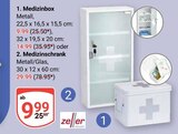 Medizinbox Angebote von Zeller bei GLOBUS Plauen für 9,99 €