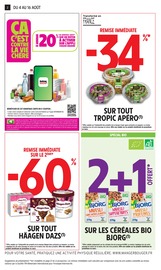 Promos Glace dans le catalogue "-60% DE REMISE IMMÉDIATE SUR LE 2ÈME" de Intermarché Super Glace en promo dans le catalogue Intermarché Super à la page 2