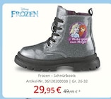 Frozen Schnürboots Angebote von Disney bei Siemes Schuhcenter Rüsselsheim für 29,95 €