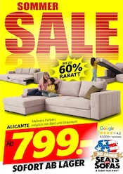 Aktueller Seats and Sofas Prospekt mit Polstermöbel, "SOMMER SALE", Seite 1