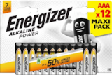 Alkaline power piles - ENERGIZER en promo chez Lidl Rouen à 8,49 €