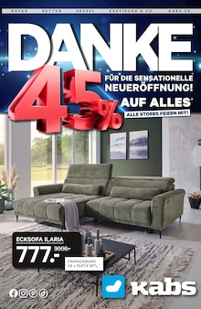 Kabs Prospekt "45% AUF ALLES" mit  Seiten (Bremen)