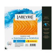 Auchan La Patte d'Oie - SAUMON FUMÉ DE NORVÈGE Promo SAUMON FUMÉ DE NORVÈGE dans le catalogue Auchan Maxi formats, mini prix à La Patte d'Oie