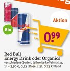 Energy Drink oder Organics Angebote von Red Bull bei tegut Bietigheim-Bissingen für 0,99 €
