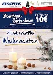 Möbel Fischer Prospekt für Dietersheim, Mittelfr und Umgebung: „Weihnachtszauber - Trends fürs Weihnachtsfest“, 1 Seite, 18.11.2024 - 29.12.2024