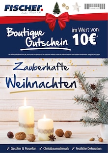 Möbel Fischer Prospekt Weihnachtszauber - Trends fürs Weihnachtsfest mit  Seite