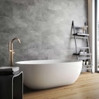 Dalle murale PVC béton 80 x 40 cm gris moyen - Falquon dans le catalogue Décor Discount