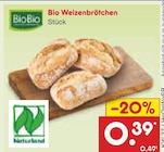 Aktuelles Bio Weizenbrötchen Angebot bei Netto Marken-Discount in Hildesheim ab 0,39 €