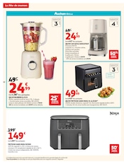 Promos Friteuse dans le catalogue "LA FÊTE DE MAMAN" de Auchan Hypermarché Friteuse en promo dans le catalogue Auchan Hypermarché à la page 10