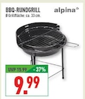BBQ-RUNDGRILL im Angebot bei Marktkauf in Hagen BBQ-RUNDGRILL Angebote von alpina bei Marktkauf Hagen für 9,99 €