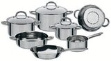 Edelstahl-Kochtopf-Set Montreal von GSW für 49,99 € bei Lidl im Angebot Edelstahl-Kochtopf-Set Montreal von GSW im aktuellen Lidl Prospekt