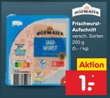 Frischwurst-Aufschnitt Angebote von Hofmaier bei Netto Marken-Discount Bremerhaven für 1,00 €